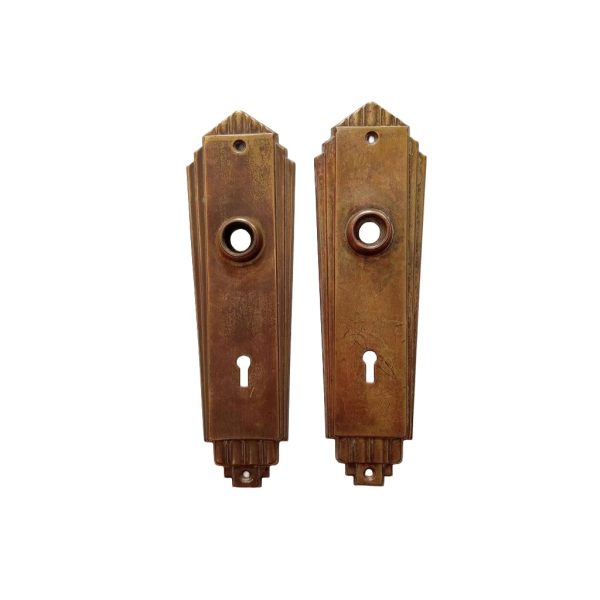 Sargent Radial Exterior Door Plate Brass