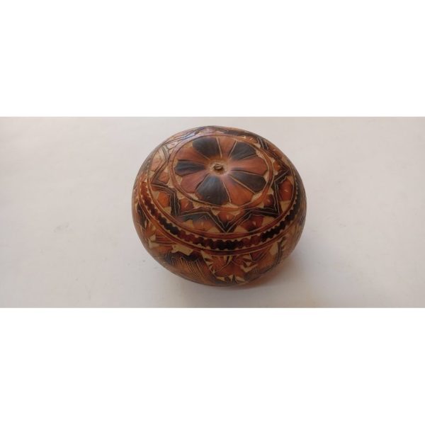Vintage Carved Gourd