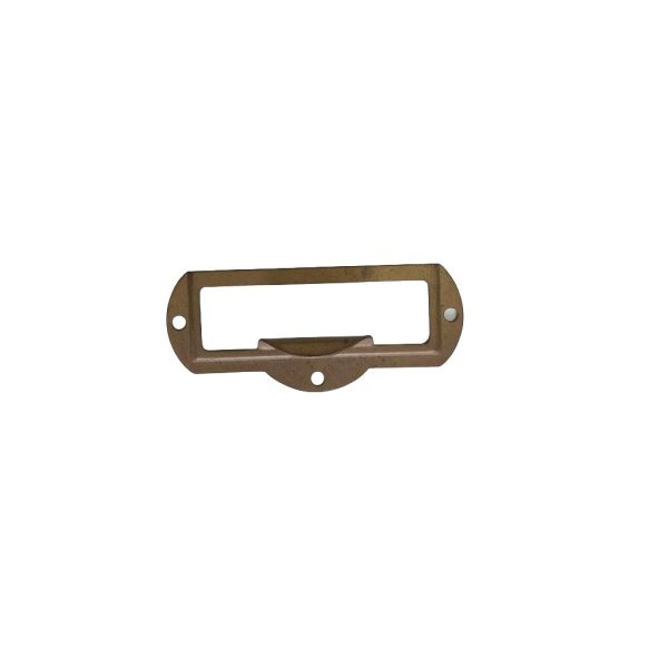 Drawer Pull With Label Holder