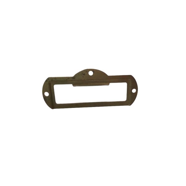 Drawer Pull With Label Holder
