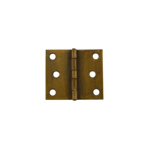 Mid Century Oiled Brass Furniture Hinge