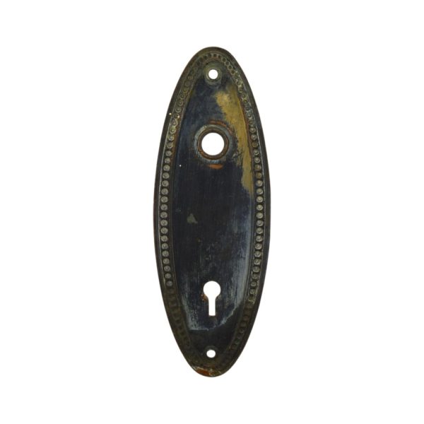 Taylor & Boggis Clyde Door Plate Bronze
