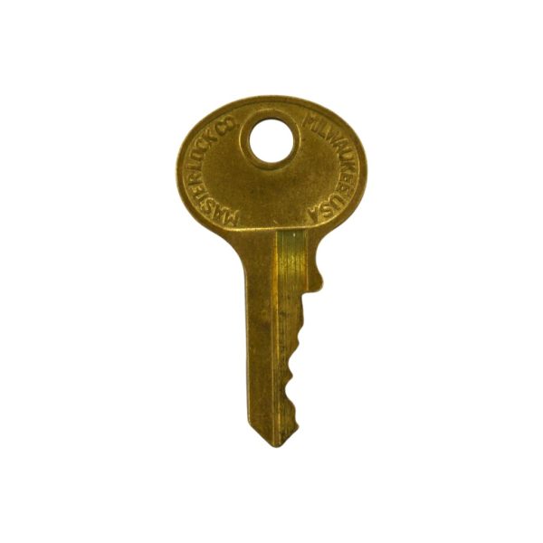 Vintage Brass Master Key with Lion